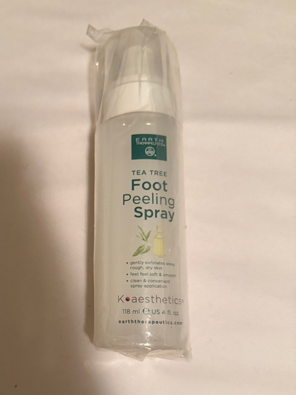 K-Aesthetics Tea Tree Foot Peeling Spray — Clear/White